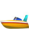 Speedboat emoji on Apple